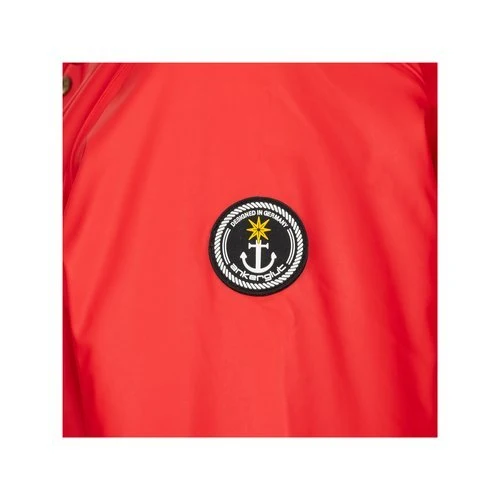 ANKERGLUT Regenmantel Friesennerz Rot mit Teddy Fleece #ankergluttraum #moincaptain