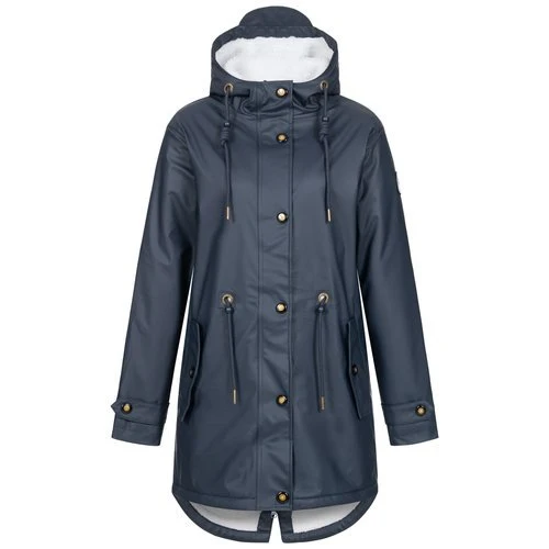 ANKERGLUT Regenmantel Friesennerz Blau mit Teddy Fleece #ankergluttraum #moincaptain