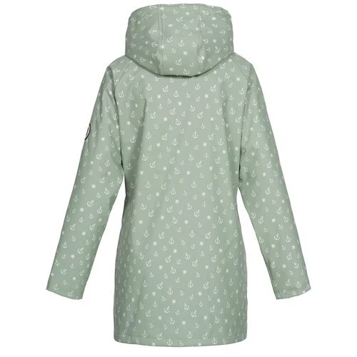 ANKERGLUT Regenmantel Friesennerz Mint Anker Motiv mit Teddy Fleece #ankerglutwolke #moincaptain