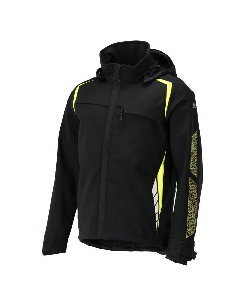 ACCELERATE SAFE Softshelljacke mit Kapuze