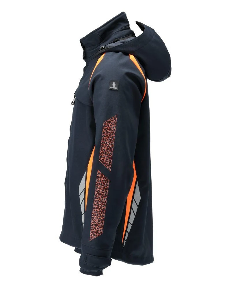ACCELERATE SAFE Softshelljacke mit Kapuze