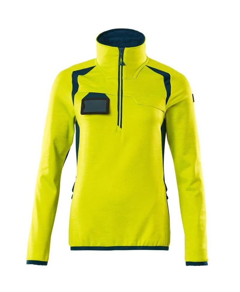 ACCELERATE SAFE Fleecejacke mit kurzem Reißverschluss Damen