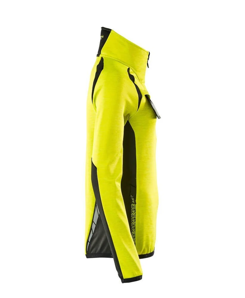 ACCELERATE SAFE Fleecejacke mit kurzem Reißverschluss Damen