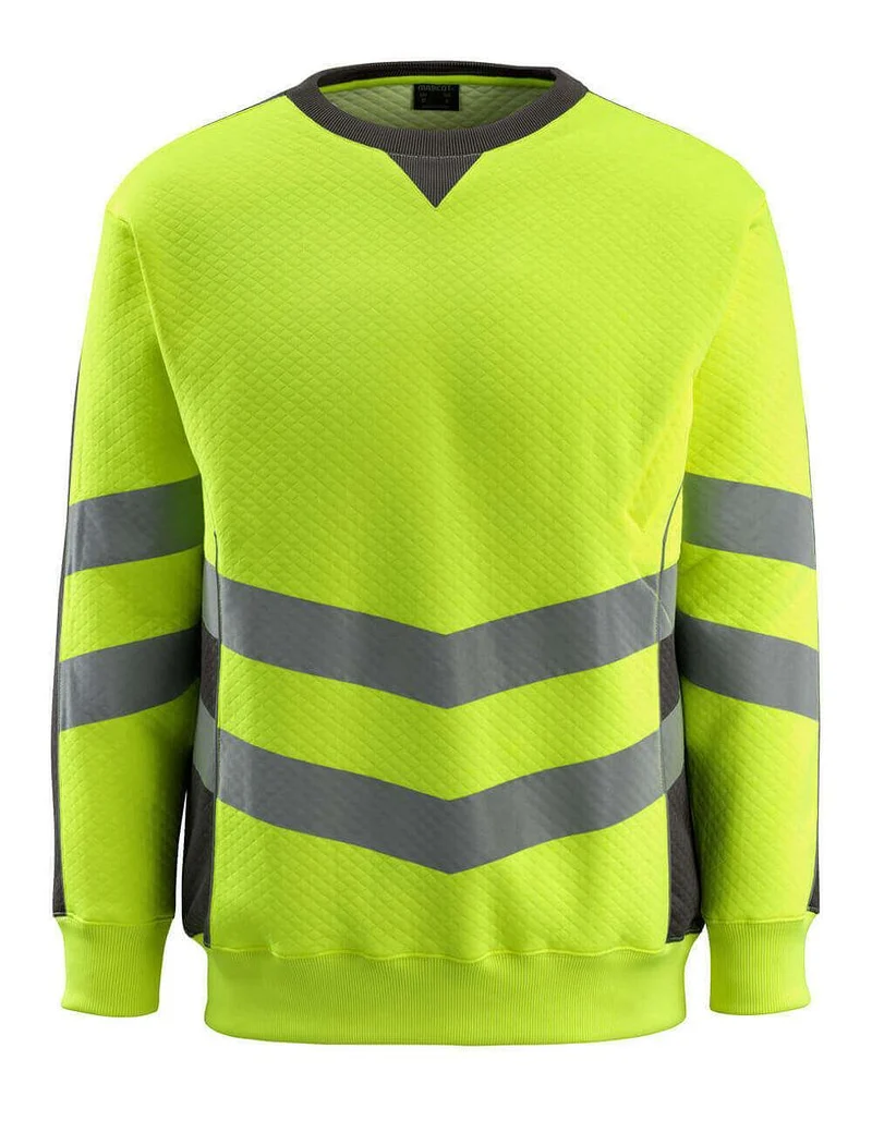 Quilted Hi-Vis Sweatshirt