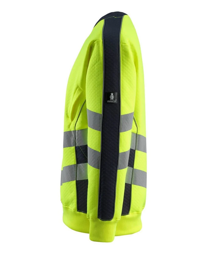 Quilted Hi-Vis Sweatshirt