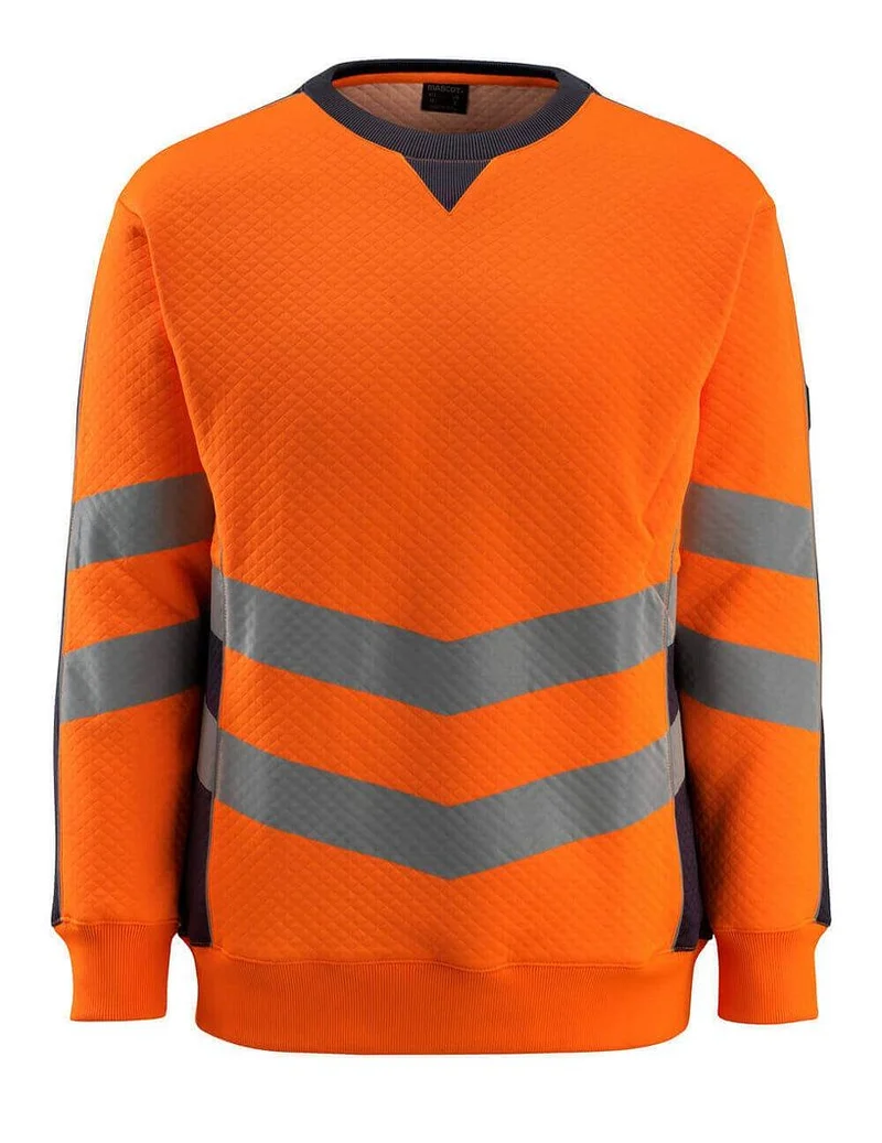 Quilted Hi-Vis Sweatshirt