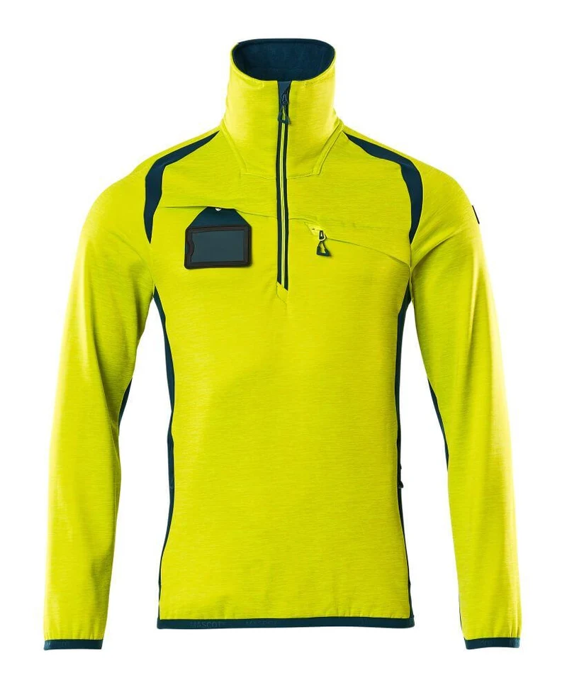 ACCELERATE SAFE Fleecejacke mit kurzem Reißverschluss