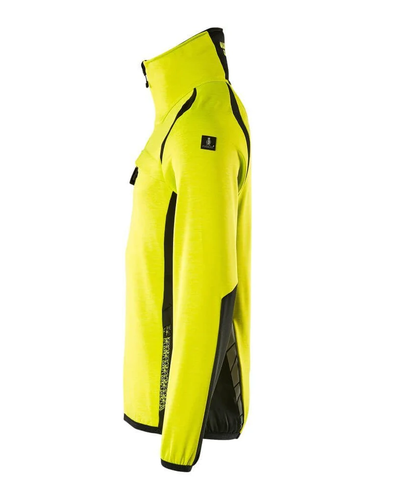 ACCELERATE SAFE Fleecejacke mit kurzem Reißverschluss