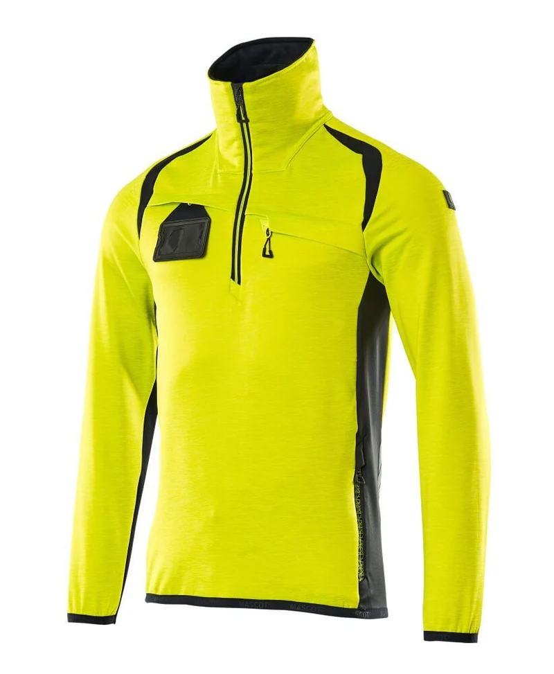 ACCELERATE SAFE Fleecejacke mit kurzem Reißverschluss