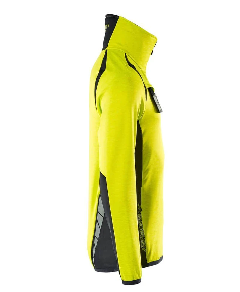 ACCELERATE SAFE Fleecejacke mit kurzem Reißverschluss