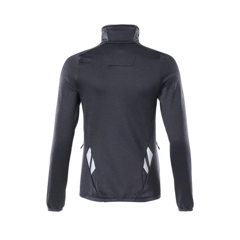 Fleecejacke mit kurzem Reißverschluss Damen