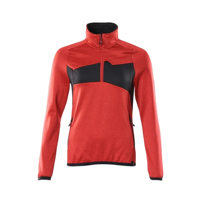 Fleecejacke mit kurzem Reißverschluss Damen