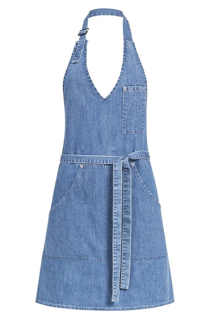 Denim Latzschürze Damen