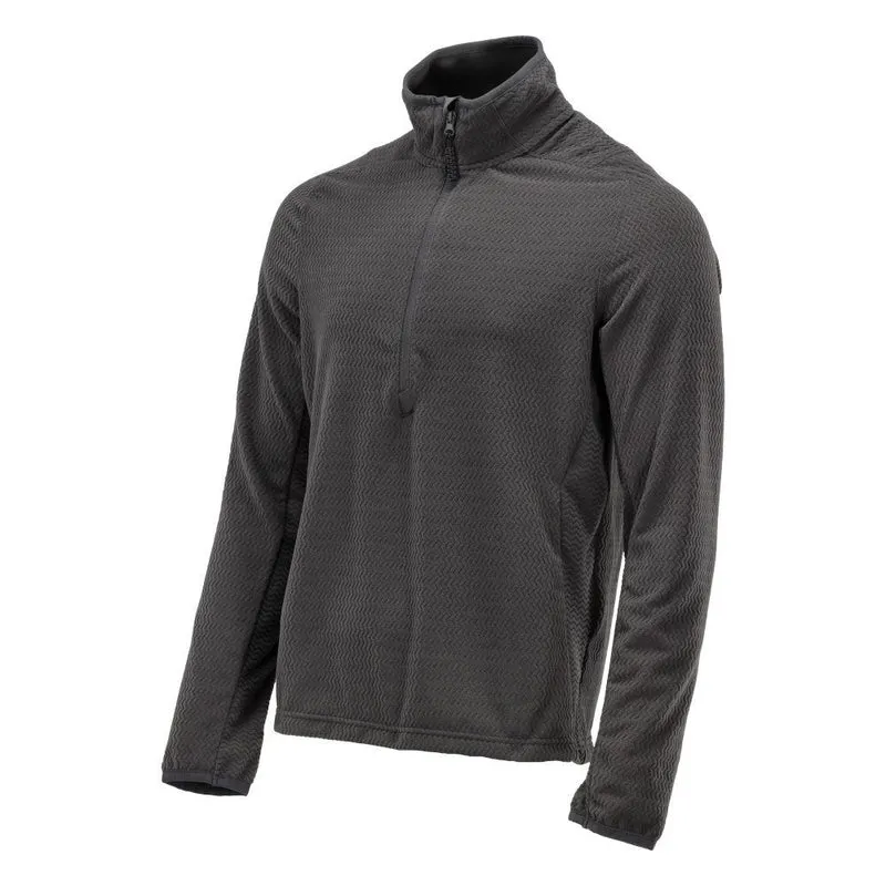 Microfleece Pullover mit kurzem Reißverschluss