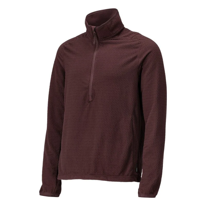 Microfleece Pullover mit kurzem Reißverschluss