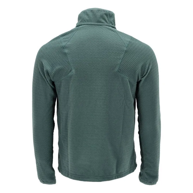 Microfleece Pullover mit kurzem Reißverschluss