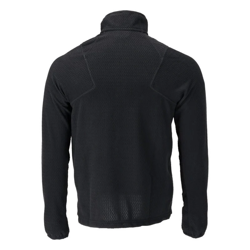 Microfleece Pullover mit kurzem Reißverschluss