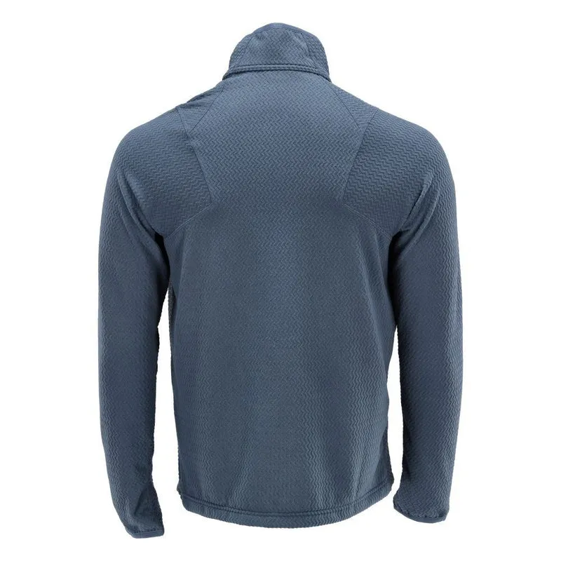 Microfleece Pullover mit kurzem Reißverschluss