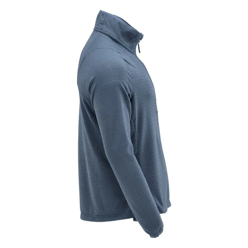Microfleece Pullover mit kurzem Reißverschluss