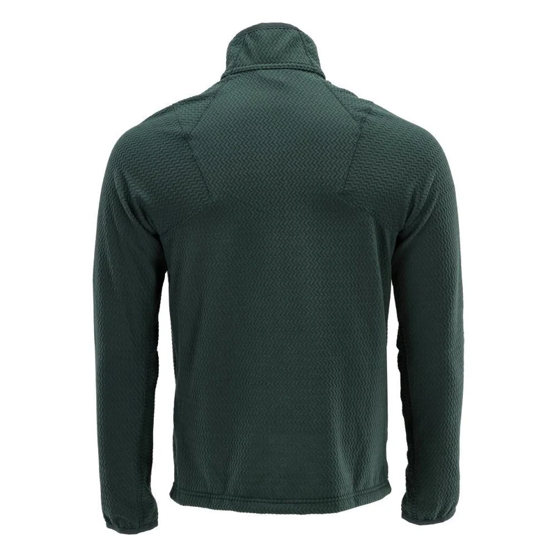 Microfleece Pullover mit kurzem Reißverschluss