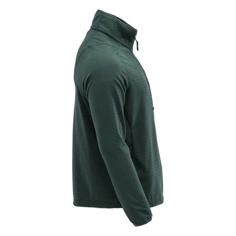 Microfleece Pullover mit kurzem Reißverschluss
