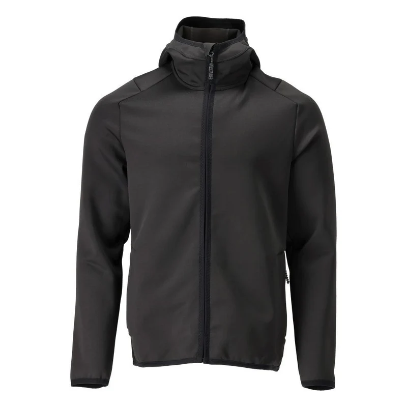 CUSTOMIZED Fleecejacke mit Kapuze
