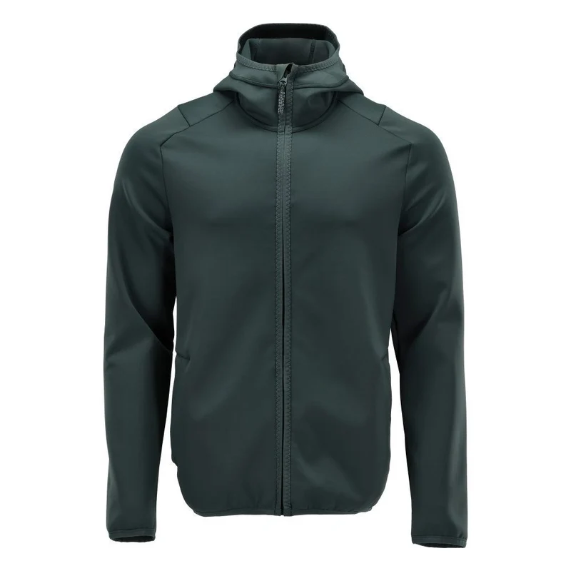 CUSTOMIZED Fleecejacke mit Kapuze