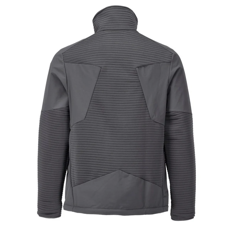 Fleecejacke mit kurzem Reißverschluss und Futter