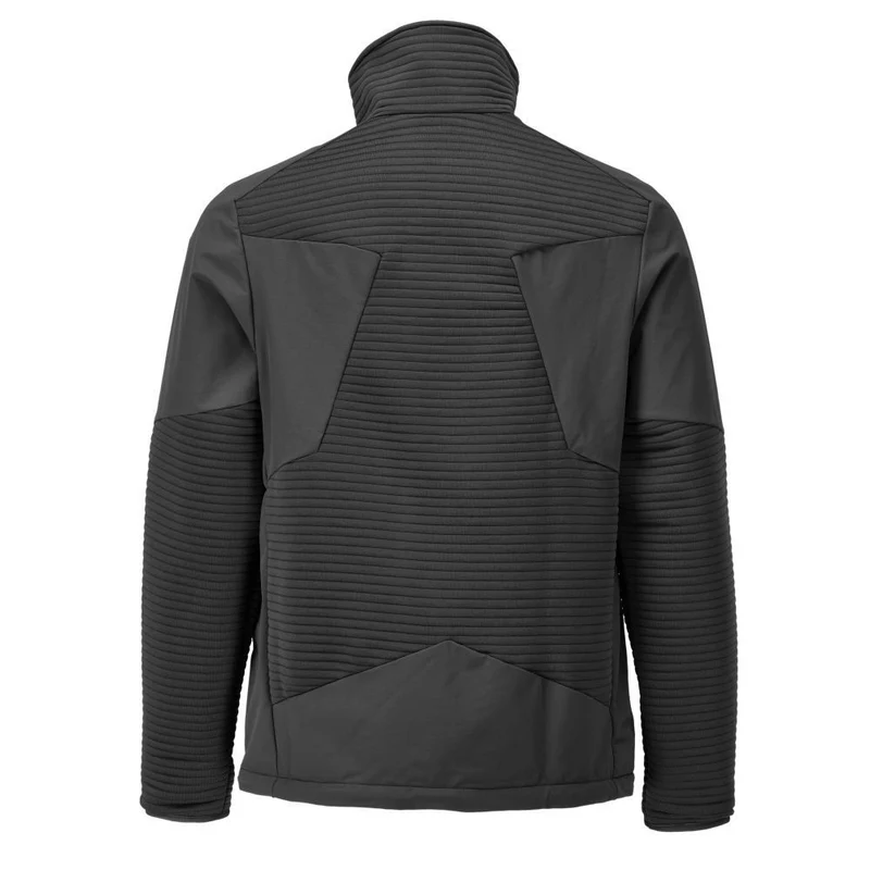 Fleecejacke mit kurzem Reißverschluss und Futter