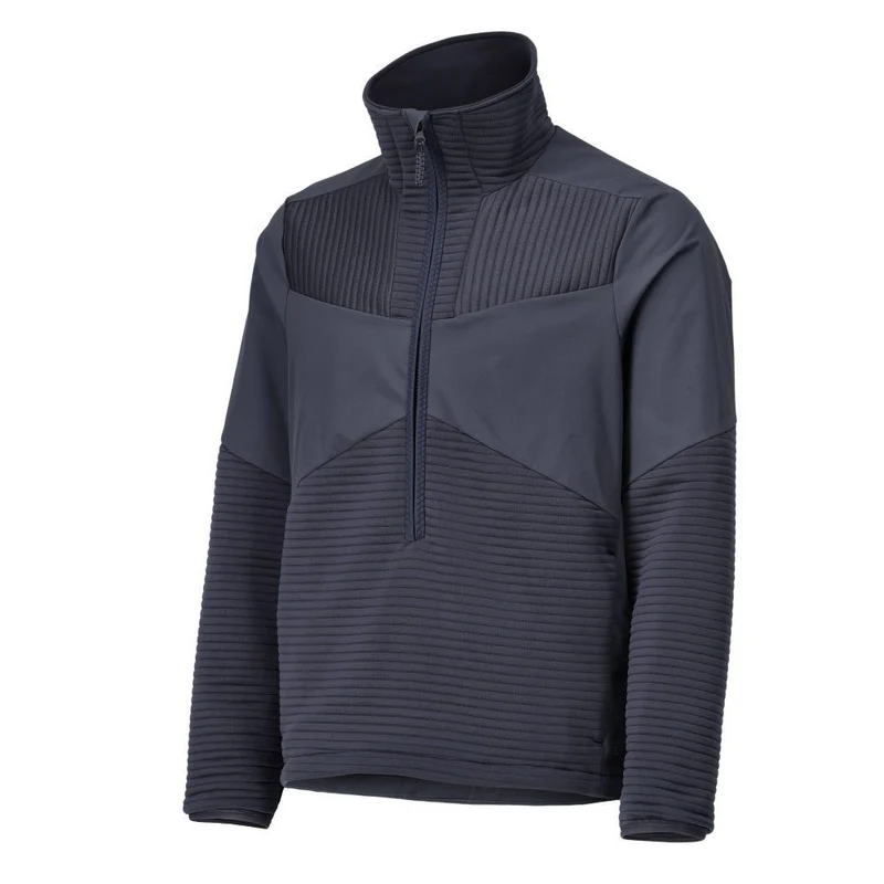 Fleecejacke mit kurzem Reißverschluss und Futter