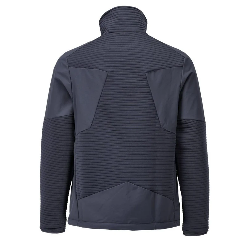 Fleecejacke mit kurzem Reißverschluss und Futter