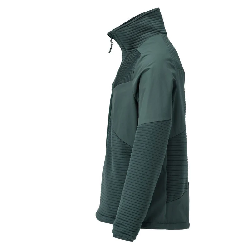 Fleecejacke mit kurzem Reißverschluss und Futter