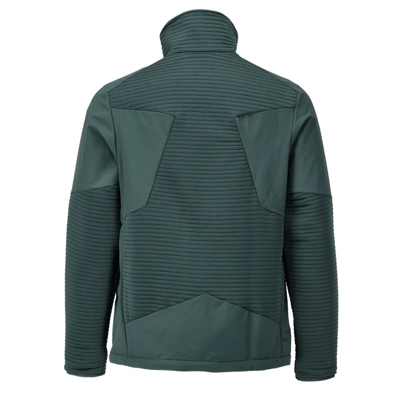 Fleecejacke mit kurzem Reißverschluss und Futter