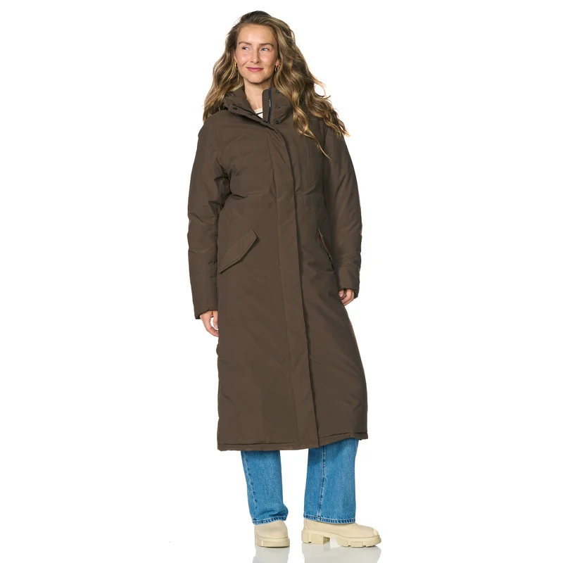 Happy Rainy Days Winter Regenjas Dames Vancouver Donkerbruin
