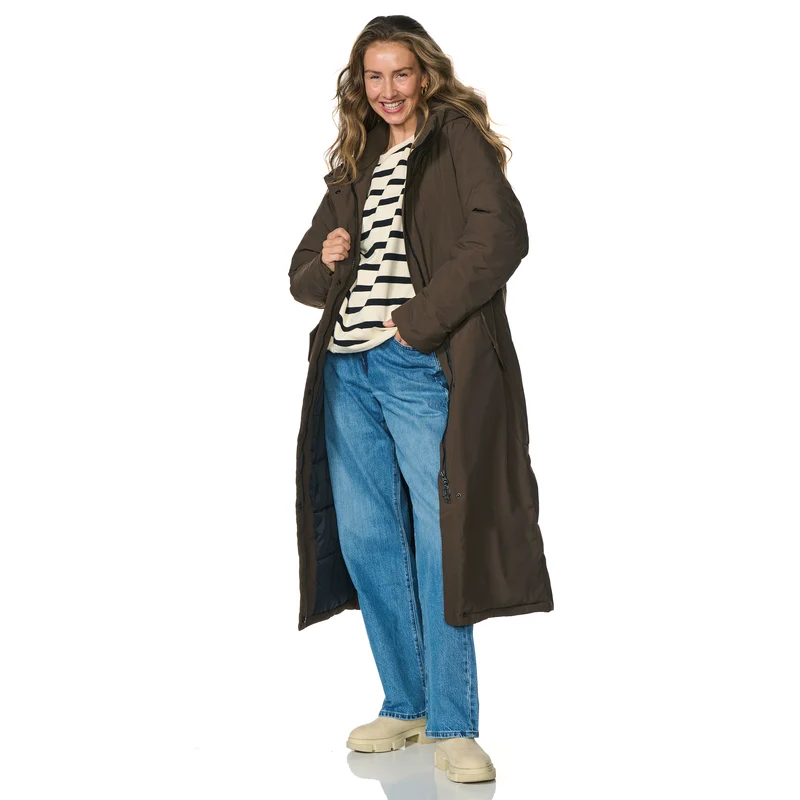 Happy Rainy Days Winter Regenjas Dames Vancouver Donkerbruin