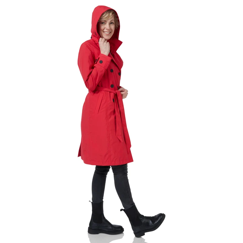 Happy Rainy Days Trenchcoat Geneve Rood