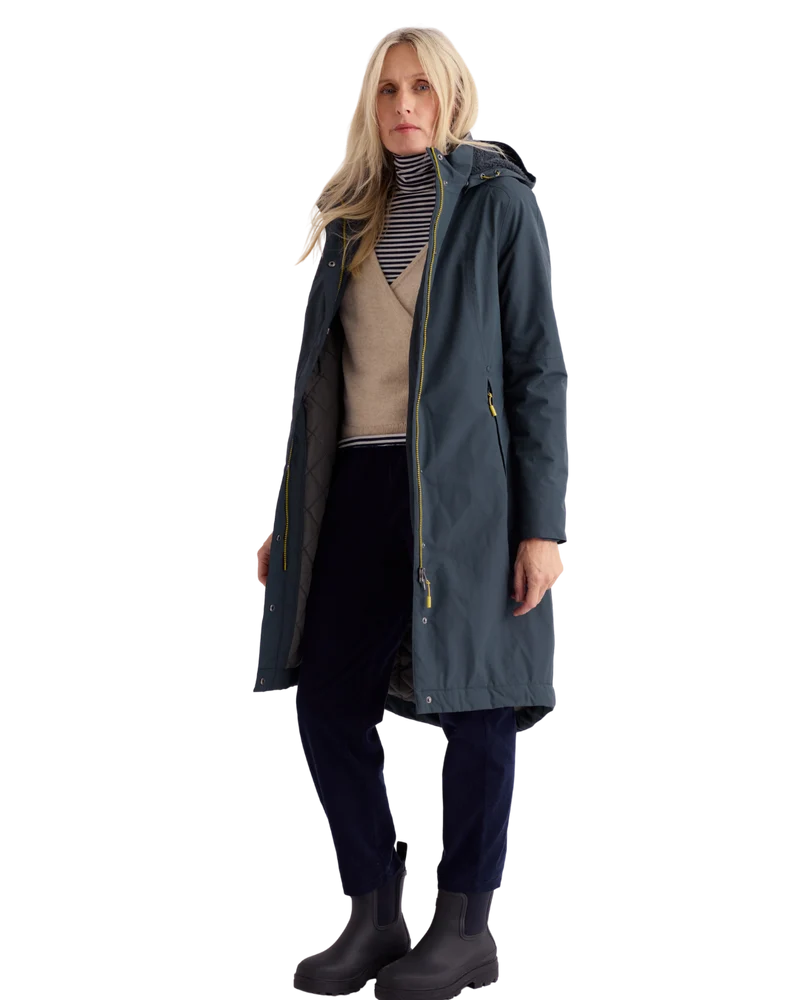 Seasalt Winter Parka Dames Janelle Donkerblauw/ Squid Ink