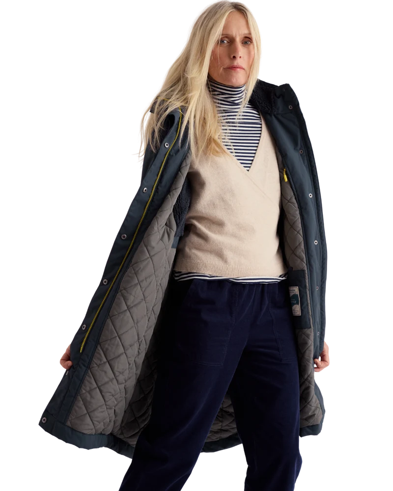 Seasalt Winter Parka Dames Janelle Donkerblauw/ Squid Ink