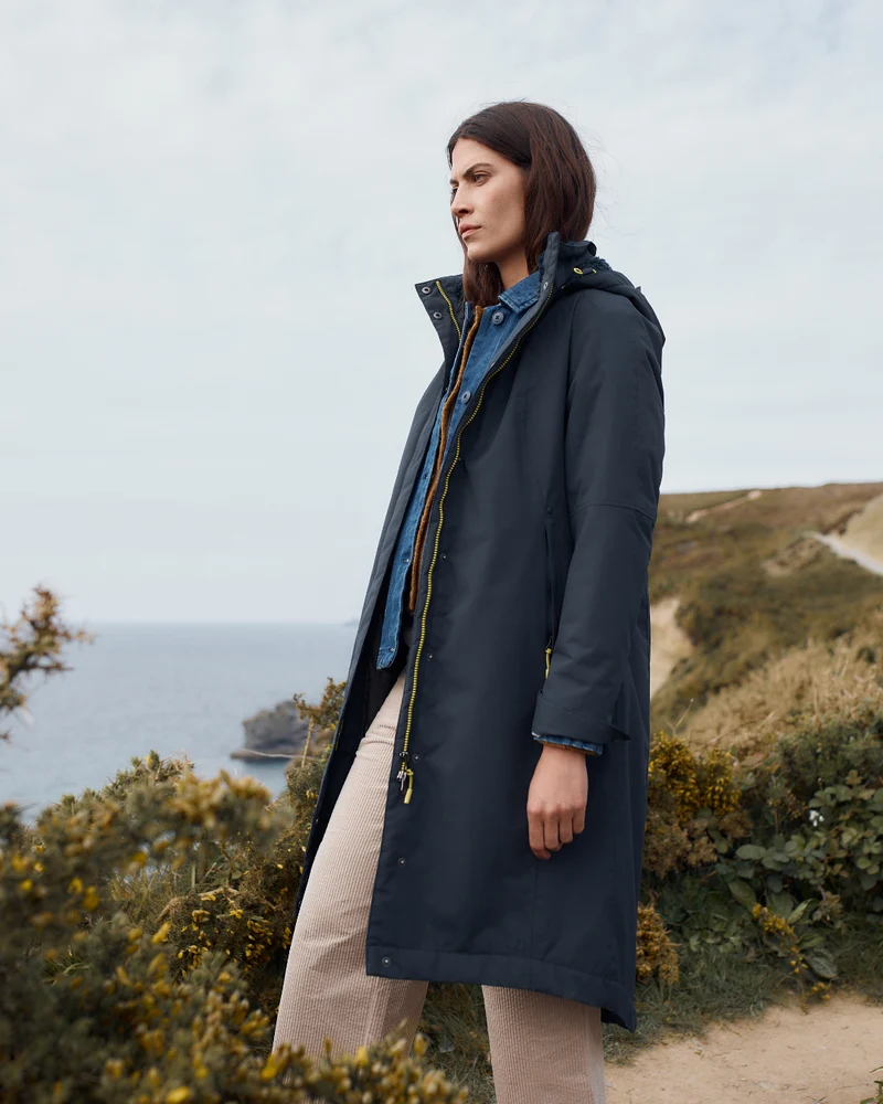 Seasalt Winter Parka Dames Janelle Donkerblauw/ Squid Ink