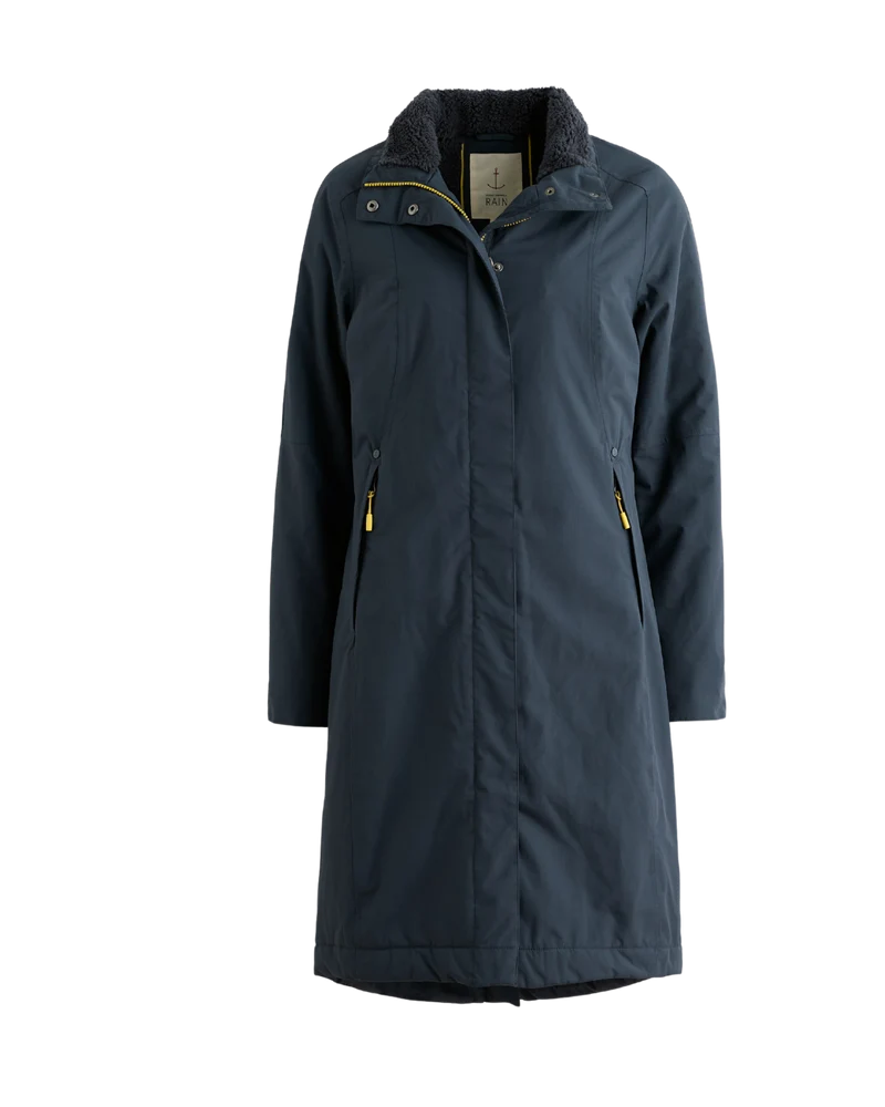 Seasalt Winter Parka Dames Janelle Donkerblauw/ Squid Ink