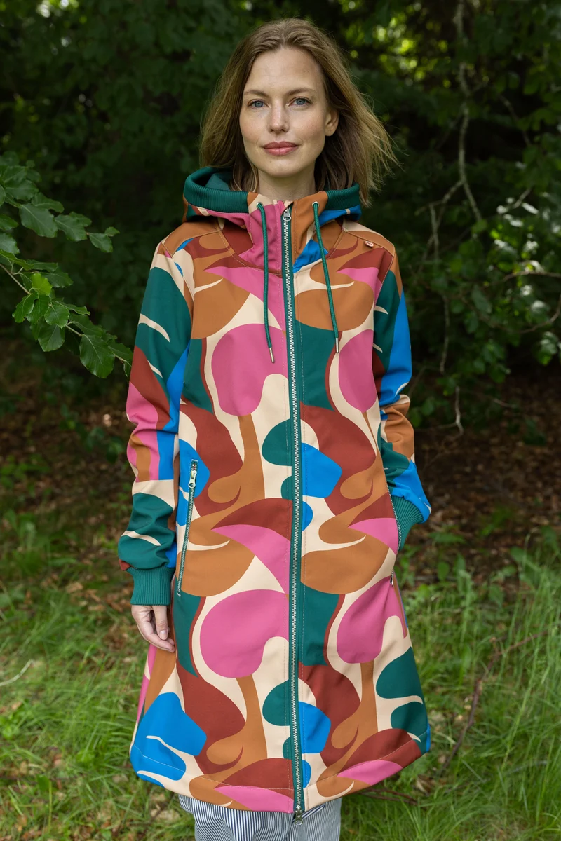 Danefae Softshell Regenjas Danejane Nougat Trops