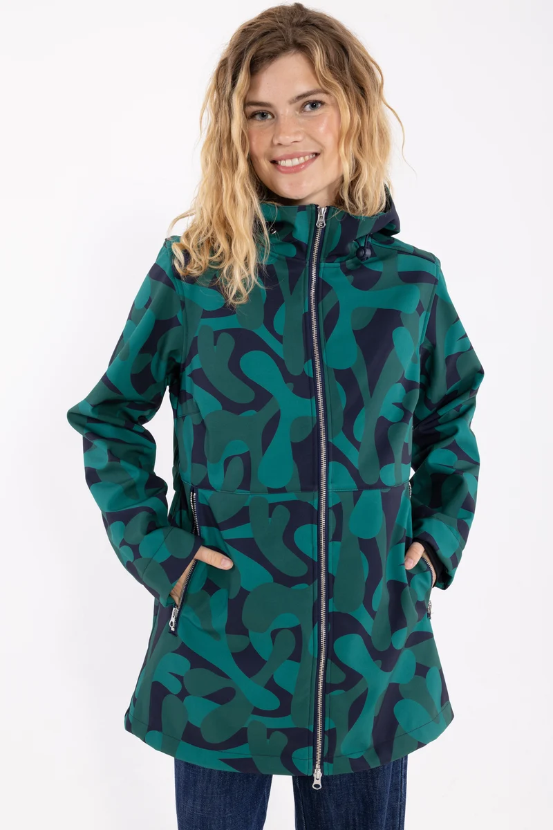 Danefae Danelandscape Softshell Jacket Dark Green LAVALAMP