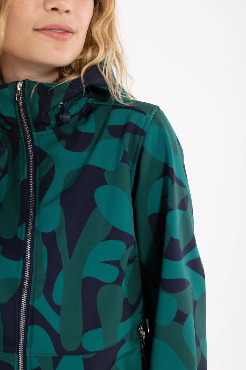 Danefae Danelandscape Softshell Jacket Dark Green LAVALAMP