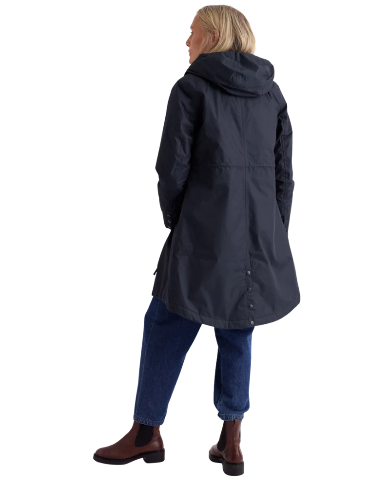 Seasalt Winter Parka Dames Plant Hunter Midnight Blauw