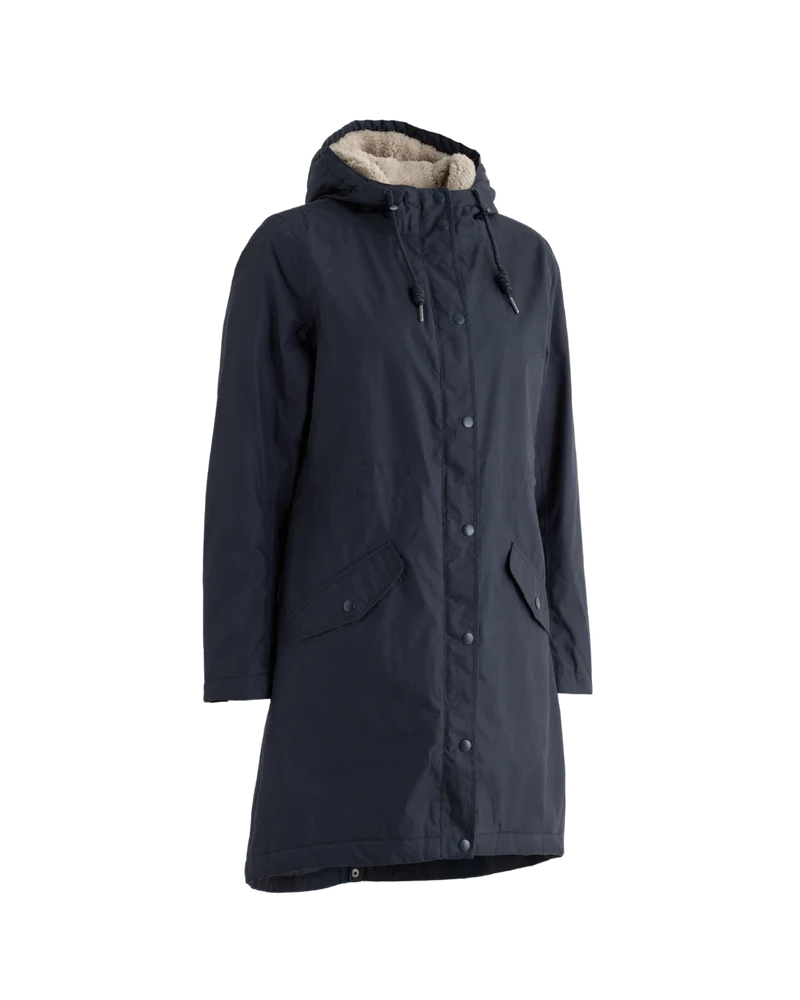Seasalt Winter Parka Dames Plant Hunter Midnight Blauw