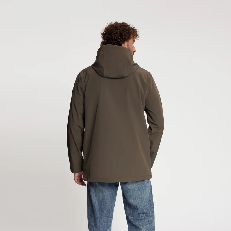 Njal Herren – Softshell-Jacke – wasserdicht – Dunkelbraun