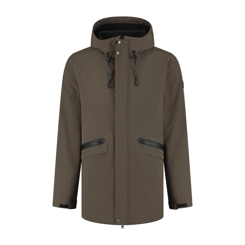 Njal Herren – Softshell-Jacke – wasserdicht – Dunkelbraun