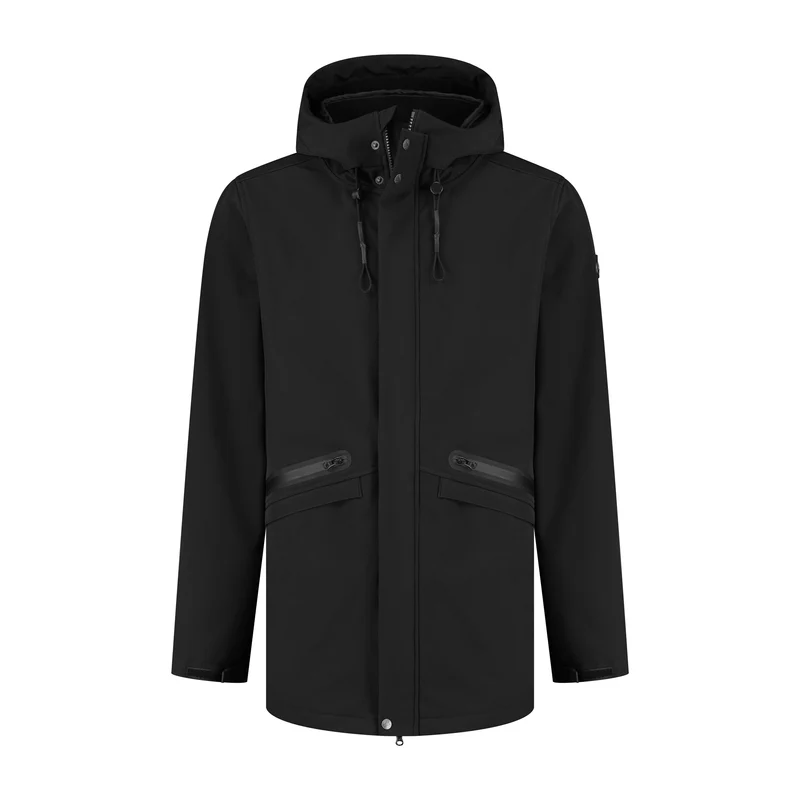 Njal Herren – Softshell-Jacke – Wasserdicht – Schwarz