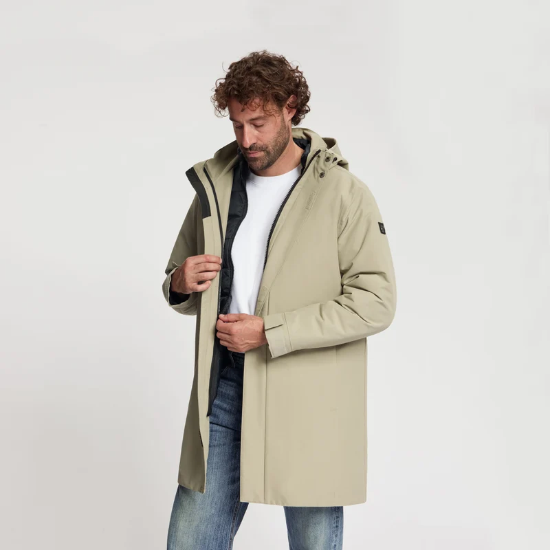Hayden Herren – 3-in-1-Jacke – Hellbraun
