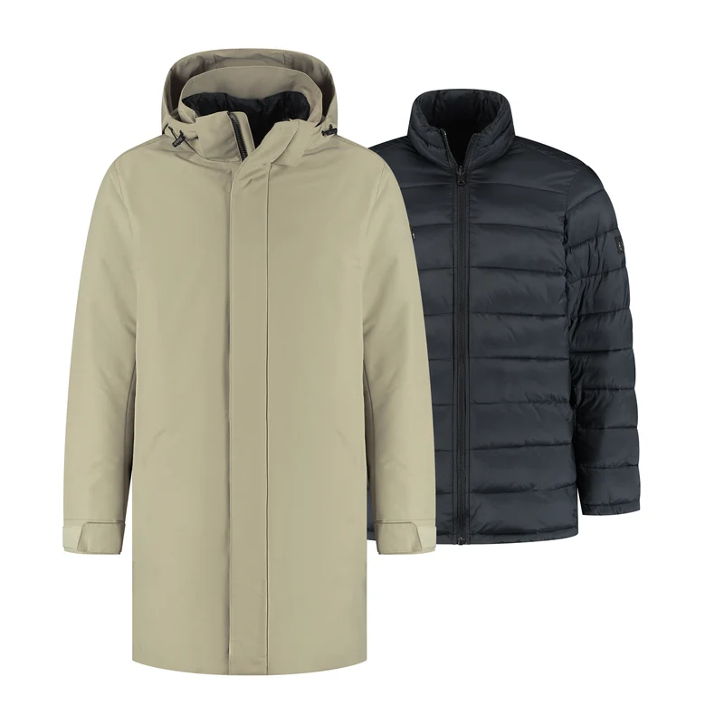 Hayden Herren – 3-in-1-Jacke – Hellbraun